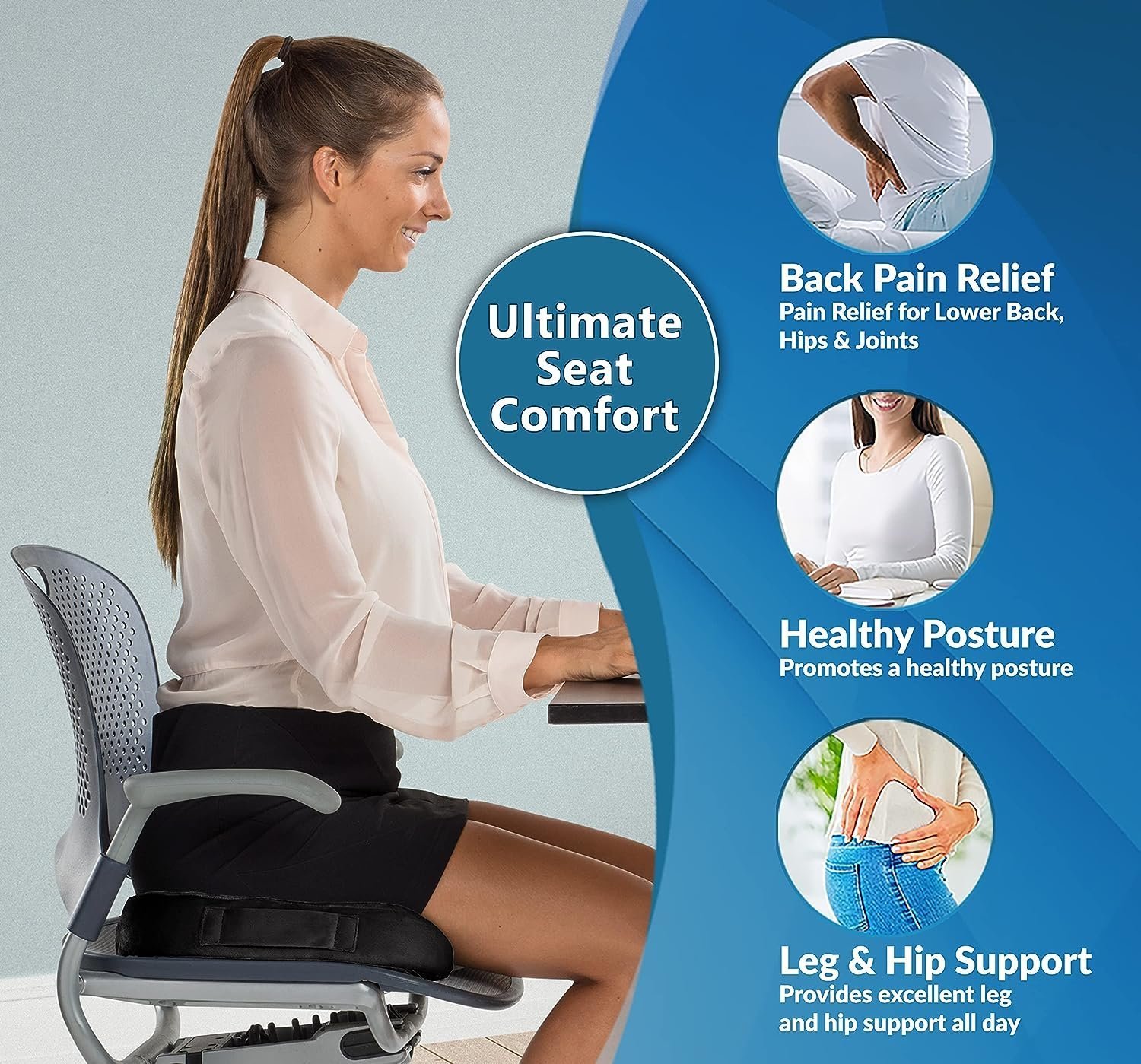 ComfiLife Gel Enhanced Seat Cushion - Image 3