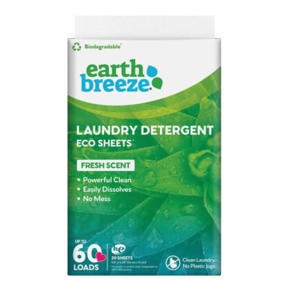 Earth Breeze Laundry Detergent Sheets - Fresh Scent