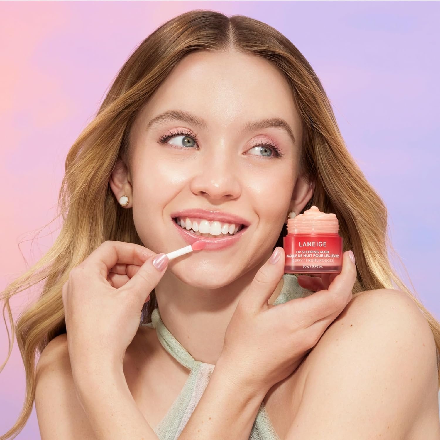 LANEIGE Lip Sleeping Mask: Nourish & Hydrate with Vitamin C, Antioxidants, 0.7 oz. - Image 3
