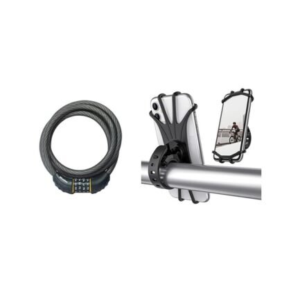 Master Lock Cable Lock, Motorcycle Handlebar