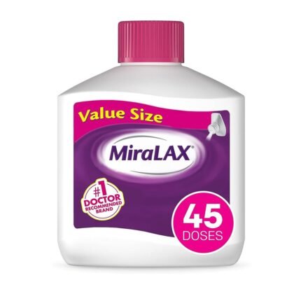 MiraLAX Gentle Constipation Relief Laxative Powder, Stool Softener