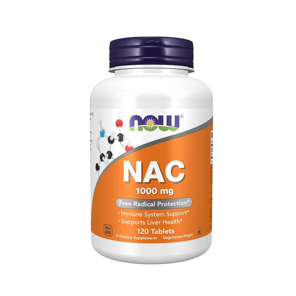 NOW Supplements, NAC (N-Acetyl-Cysteine) 1,000 mg, Free Radical Protection