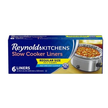 Reynolds Kitchens Slow Cooker Liners, 6 Count