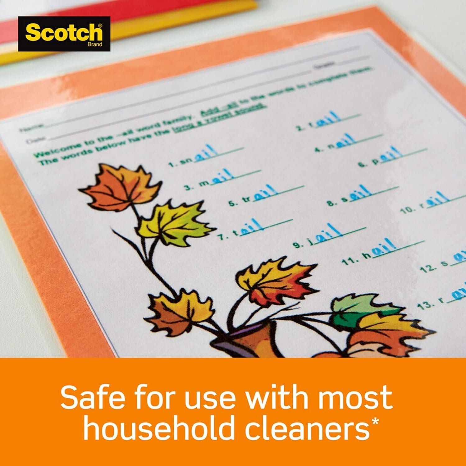 Scotch Thermal Laminating Pouches, 100 Pack Laminating Sheets - Image 3