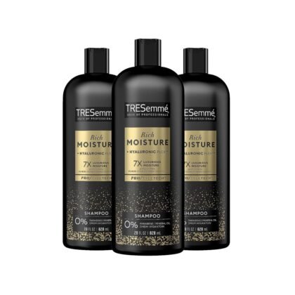 TRESemmé Shampoo Moisture Rich 3 Count for Dry Hair