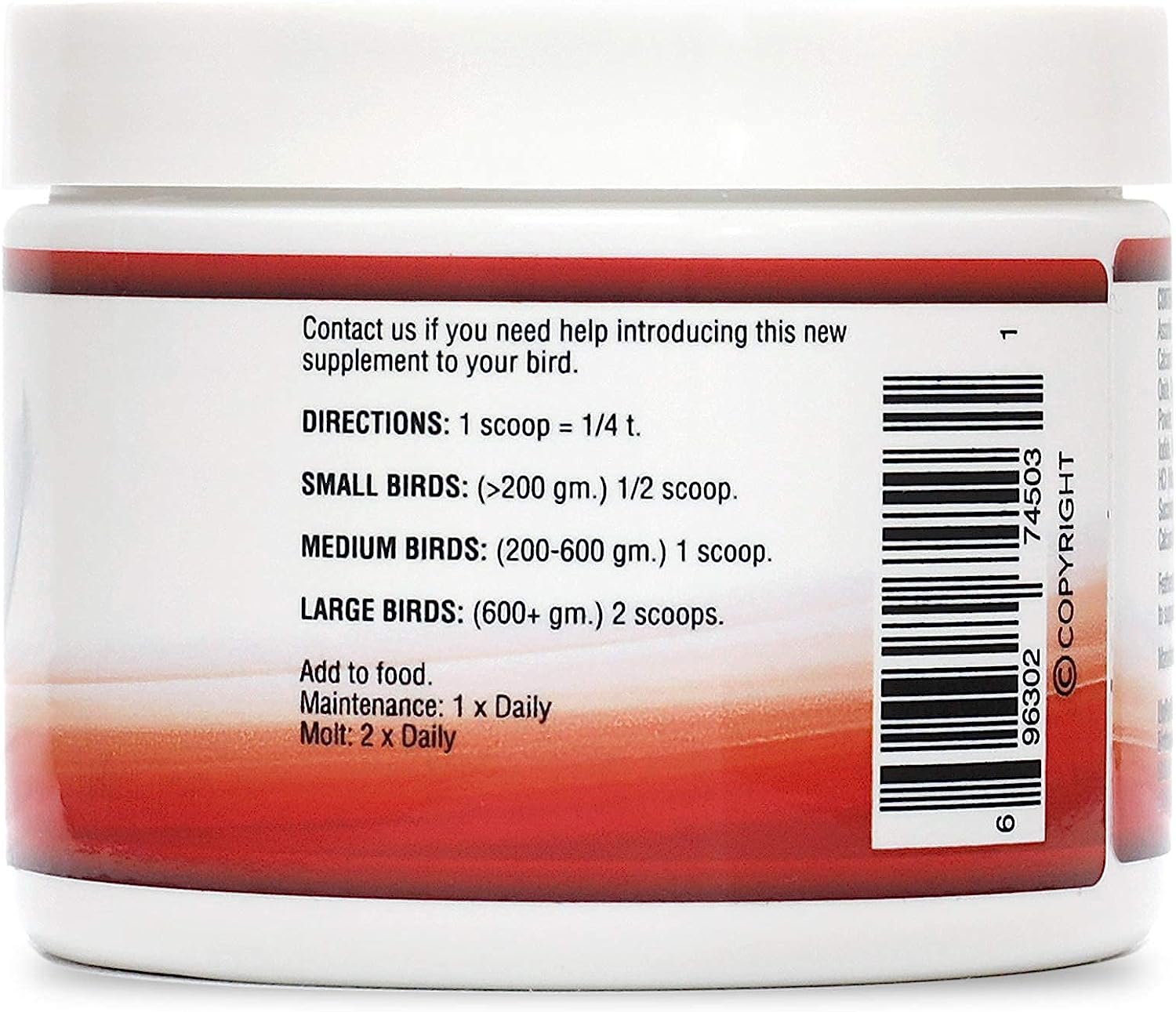 UnRuffledRx FeatherUp! Bird Multivitamin with Biotin - Image 2
